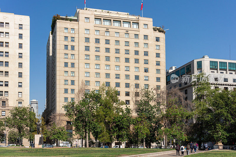 Plaza de la Constitución in Santiago, Chile